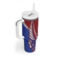 Southland 2026 Rugby Custom Tumbler With Handle NZ Maori Silver Fern LT14 - Polynesian Pride