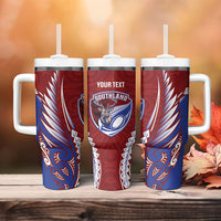 Southland 2026 Rugby Custom Tumbler With Handle NZ Maori Silver Fern LT14 - Polynesian Pride