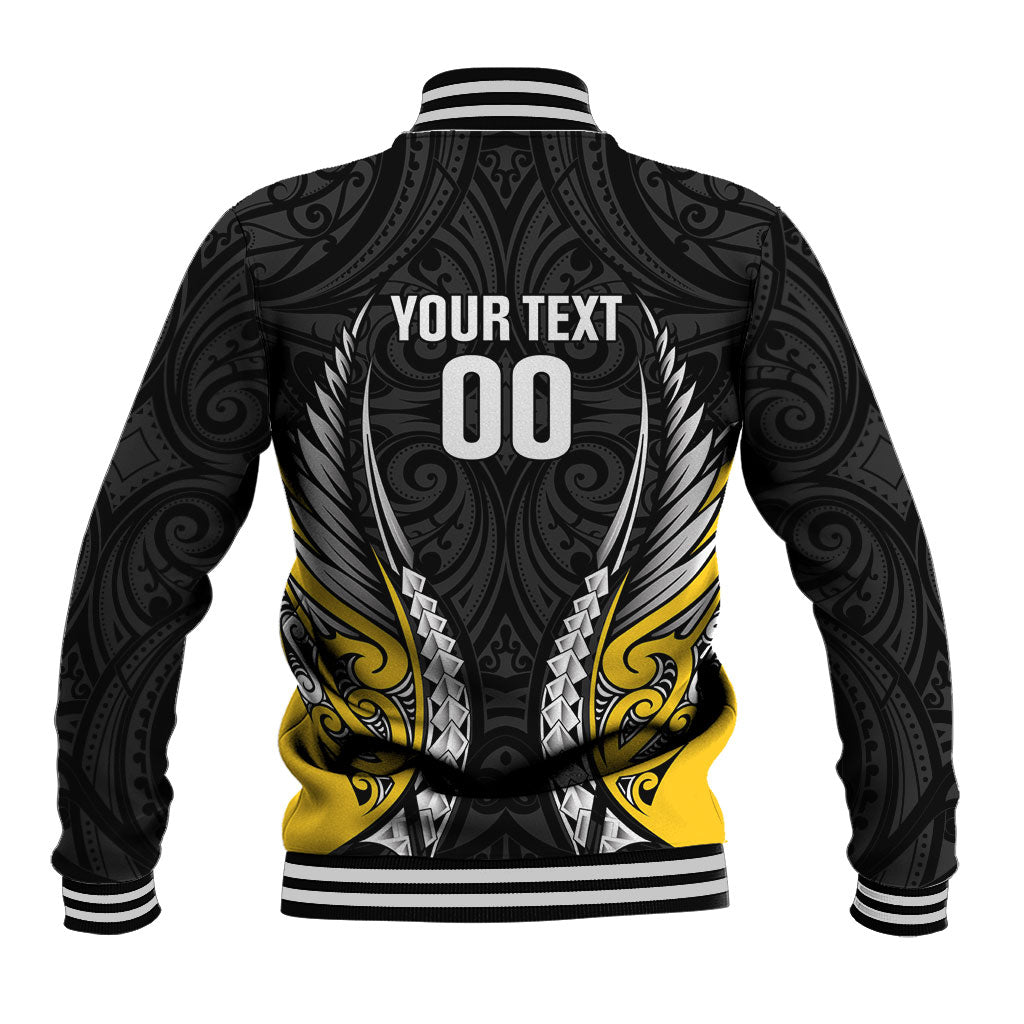 Taranaki 2026 Rugby Custom Baseball Jacket NZ Maori Silver Fern LT14 - Polynesian Pride