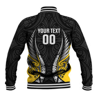 Taranaki 2026 Rugby Custom Baseball Jacket NZ Maori Silver Fern LT14 - Polynesian Pride
