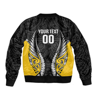 Taranaki 2026 Rugby Custom Bomber Jacket NZ Maori Silver Fern LT14 - Polynesian Pride