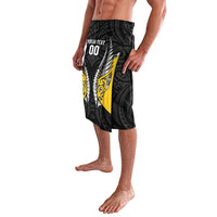 Taranaki 2026 Rugby Custom Lavalava NZ Maori Silver Fern LT14 - Polynesian Pride