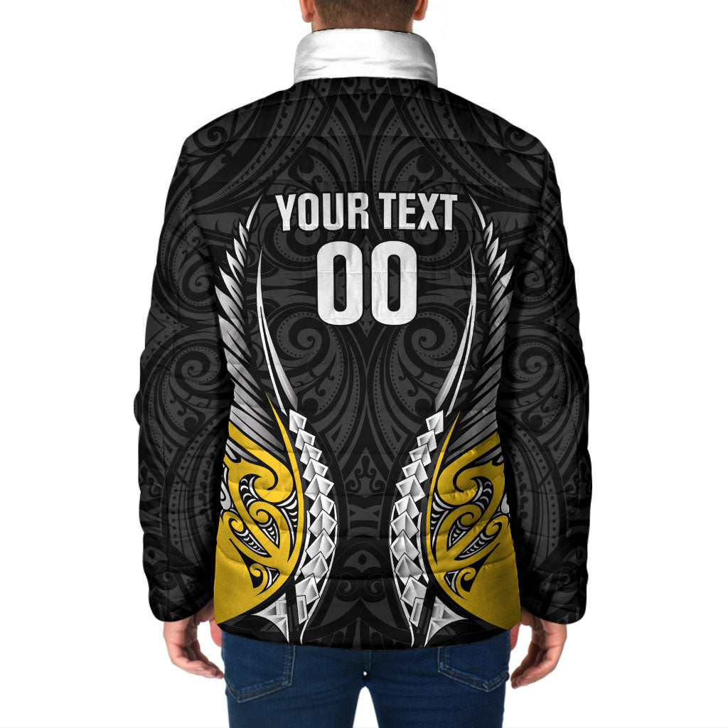 Taranaki 2026 Rugby Custom Padded Jacket NZ Maori Silver Fern LT14 - Polynesian Pride