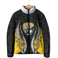 Taranaki 2026 Rugby Custom Padded Jacket NZ Maori Silver Fern LT14 - Polynesian Pride