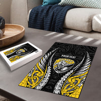 Taranaki 2026 Rugby Custom Puzzle NZ Maori Silver Fern LT14 - Polynesian Pride