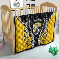 Taranaki 2026 Rugby Custom Quilt NZ Maori Silver Fern LT14 - Polynesian Pride