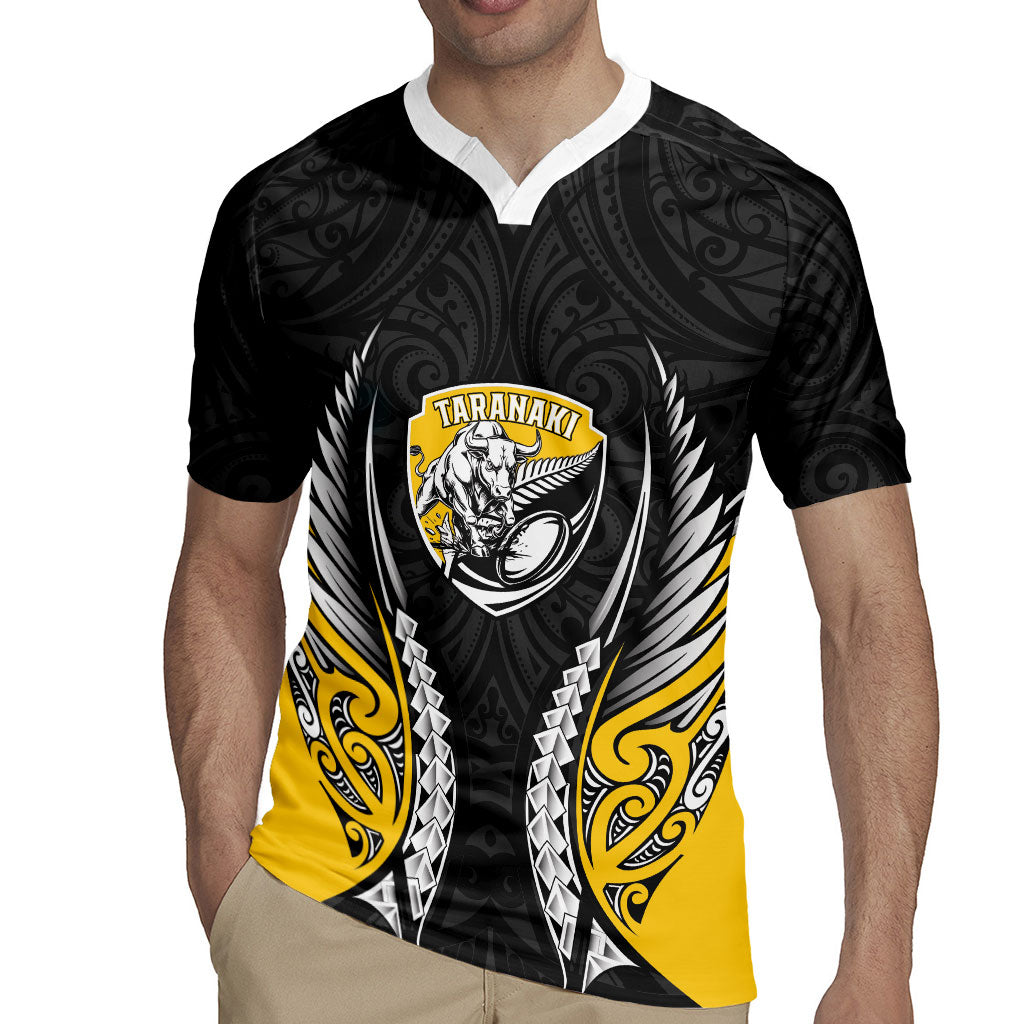 Taranaki 2026 Rugby Custom Rugby Jersey NZ Maori Silver Fern LT14 - Polynesian Pride