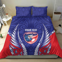 Tasman Bay 2026 Rugby Custom Bedding Set NZ Maori Silver Fern LT14 - Polynesian Pride