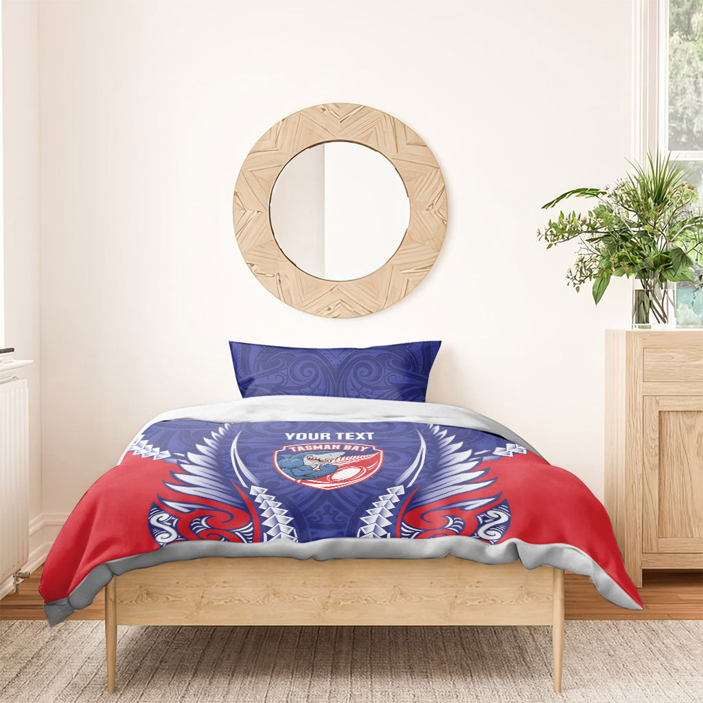 Tasman Bay 2026 Rugby Custom Bedding Set NZ Maori Silver Fern LT14 - Polynesian Pride