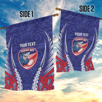 Tasman Bay 2026 Rugby Custom Garden Flag NZ Maori Silver Fern LT14 - Polynesian Pride