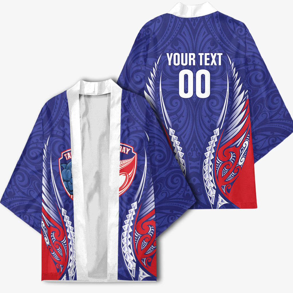 Tasman Bay 2026 Rugby Custom Kimono NZ Maori Silver Fern LT14 - Polynesian Pride