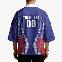 Tasman Bay 2026 Rugby Custom Kimono NZ Maori Silver Fern LT14 - Polynesian Pride