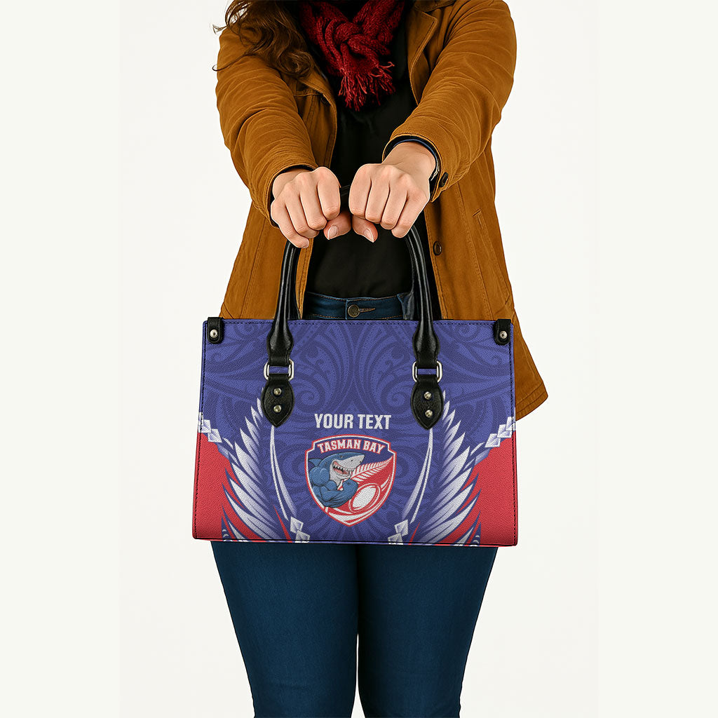 Tasman Bay 2026 Rugby Custom Leather Bag NZ Maori Silver Fern LT14 - Polynesian Pride