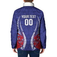 Tasman Bay 2026 Rugby Custom Padded Jacket NZ Maori Silver Fern LT14 - Polynesian Pride