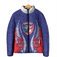 Tasman Bay 2026 Rugby Custom Padded Jacket NZ Maori Silver Fern LT14 - Polynesian Pride