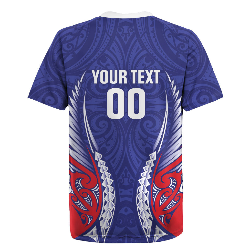 Tasman Bay 2026 Rugby Custom Rugby Jersey NZ Maori Silver Fern LT14 - Polynesian Pride