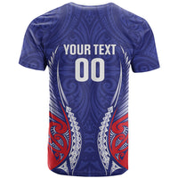 Tasman Bay 2026 Rugby Custom T Shirt NZ Maori Silver Fern LT14 - Polynesian Pride
