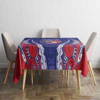 Tasman Bay 2026 Rugby Custom Tablecloth NZ Maori Silver Fern LT14 - Polynesian Pride