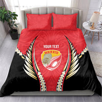 Waikato 2026 Rugby Custom Bedding Set NZ Maori Silver Fern LT14 - Polynesian Pride