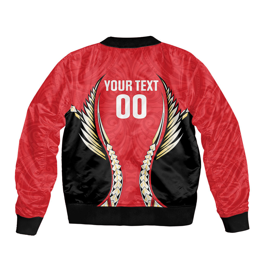 Waikato 2026 Rugby Custom Bomber Jacket NZ Maori Silver Fern LT14 - Polynesian Pride