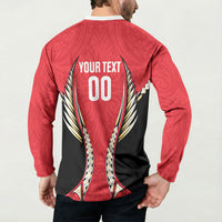 Waikato 2026 Rugby Custom Button Sweatshirt NZ Maori Silver Fern LT14 - Polynesian Pride