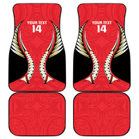 Waikato 2026 Rugby Custom Car Mats NZ Maori Silver Fern LT14 - Polynesian Pride