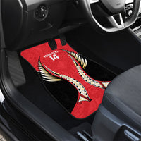 Waikato 2026 Rugby Custom Car Mats NZ Maori Silver Fern LT14 - Polynesian Pride