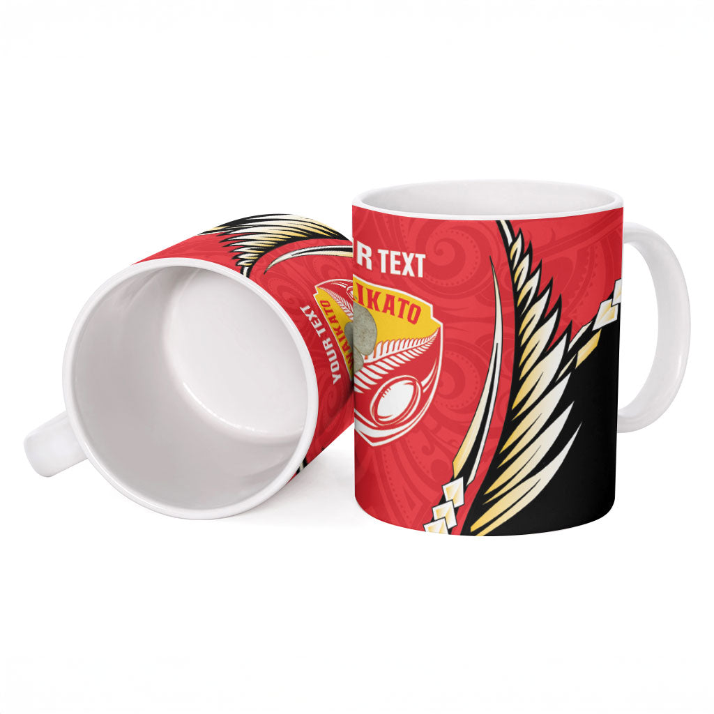 Waikato 2026 Rugby Custom Ceramic Mug NZ Maori Silver Fern LT14 - Polynesian Pride