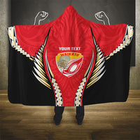 Waikato 2026 Rugby Custom Hooded Blanket NZ Maori Silver Fern LT14 - Polynesian Pride