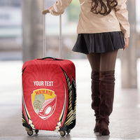 Waikato 2026 Rugby Custom Luggage Cover NZ Maori Silver Fern LT14 - Polynesian Pride