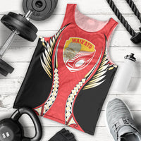Waikato 2026 Rugby Custom Men Tank Top NZ Maori Silver Fern LT14 - Polynesian Pride