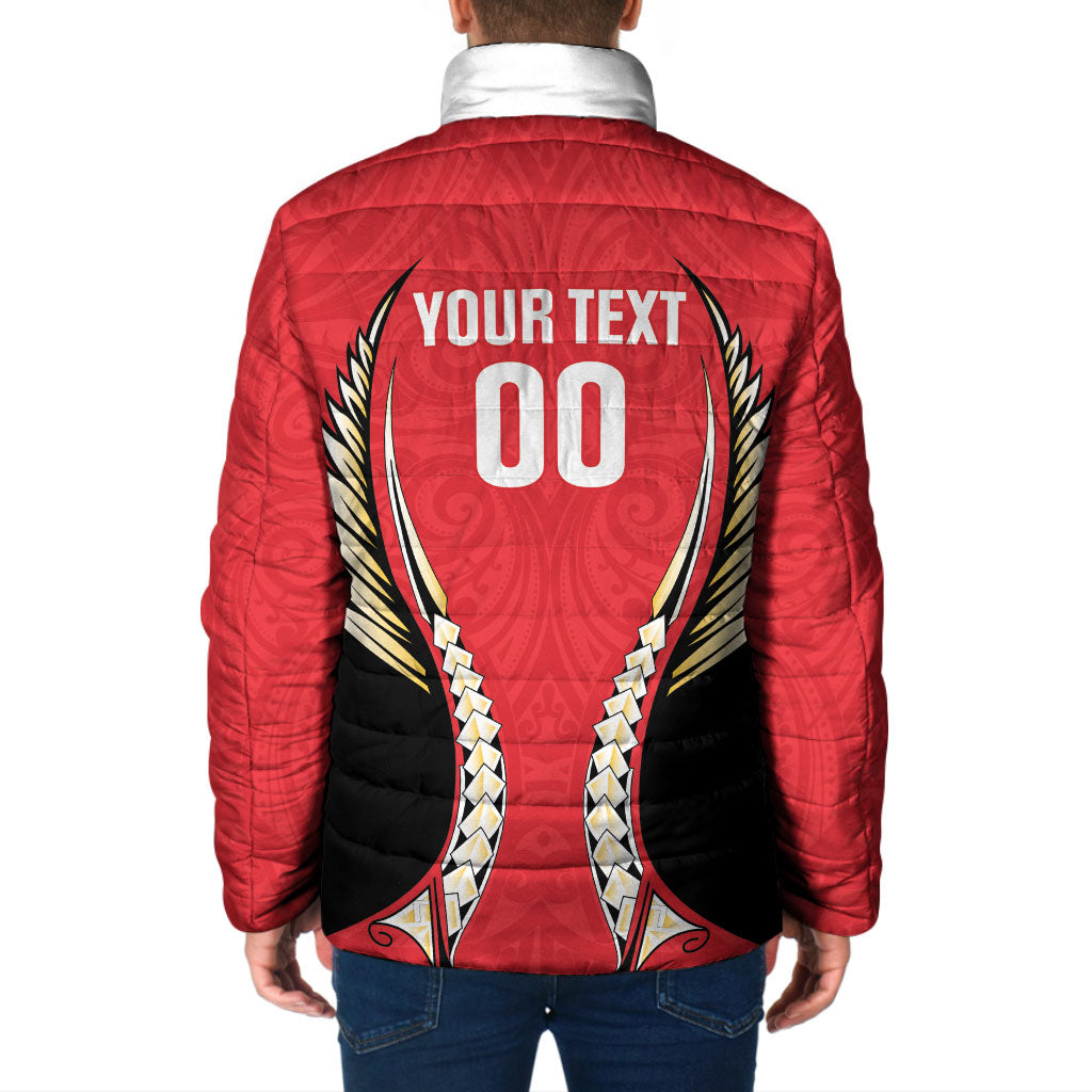 Waikato 2026 Rugby Custom Padded Jacket NZ Maori Silver Fern LT14 - Polynesian Pride