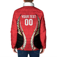 Waikato 2026 Rugby Custom Padded Jacket NZ Maori Silver Fern LT14 - Polynesian Pride