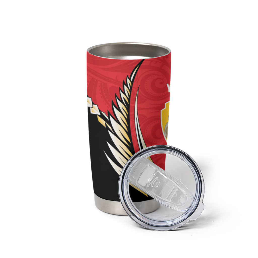 Waikato 2026 Rugby Custom Tumbler Cup NZ Maori Silver Fern LT14 - Polynesian Pride