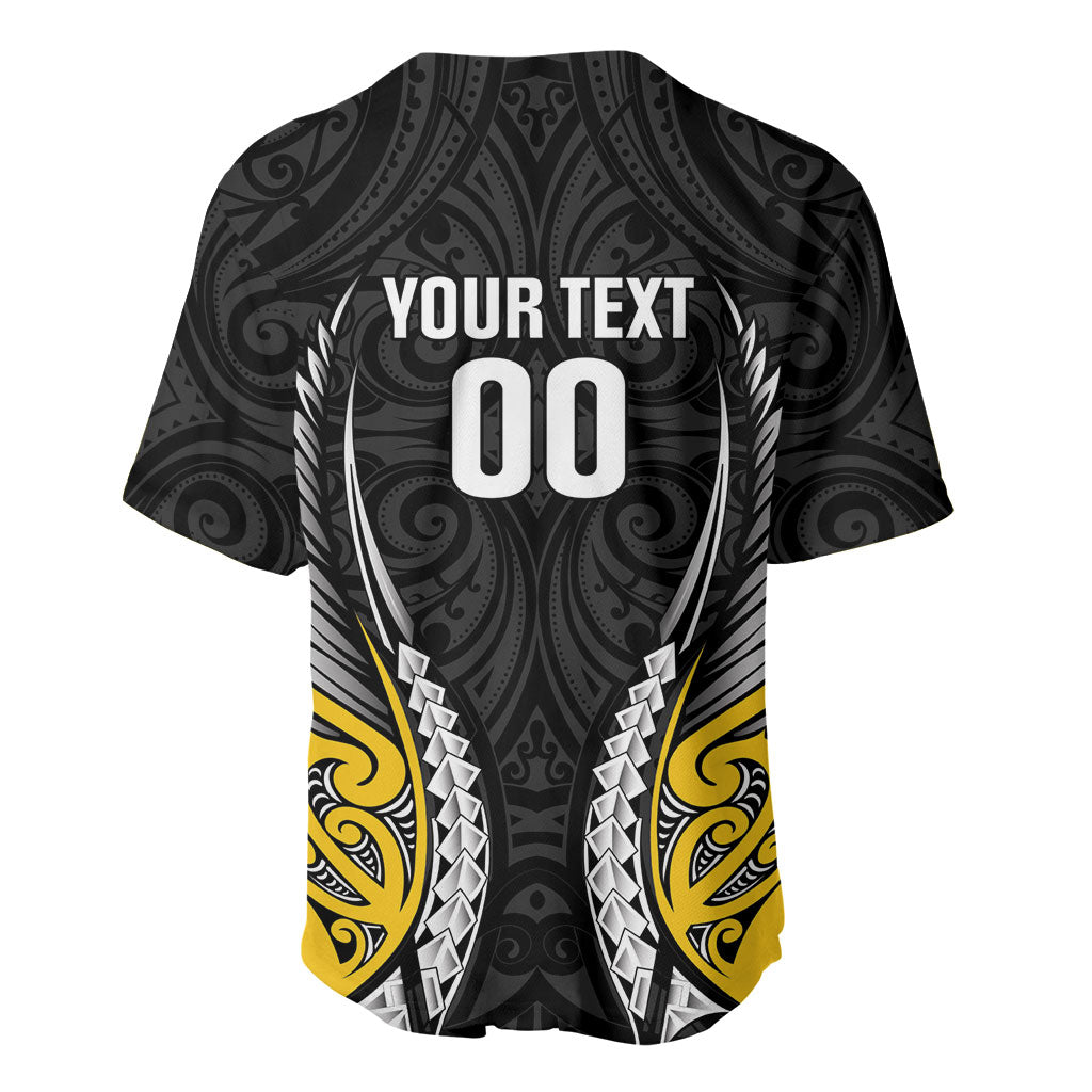 Wellington 2026 Rugby Custom Baseball Jersey NZ Maori Silver Fern LT14 - Polynesian Pride