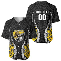 Wellington 2026 Rugby Custom Baseball Jersey NZ Maori Silver Fern LT14 - Polynesian Pride