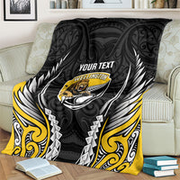 Wellington 2026 Rugby Custom Blanket NZ Maori Silver Fern LT14 - Polynesian Pride
