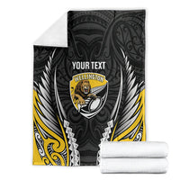 Wellington 2026 Rugby Custom Blanket NZ Maori Silver Fern LT14 - Polynesian Pride