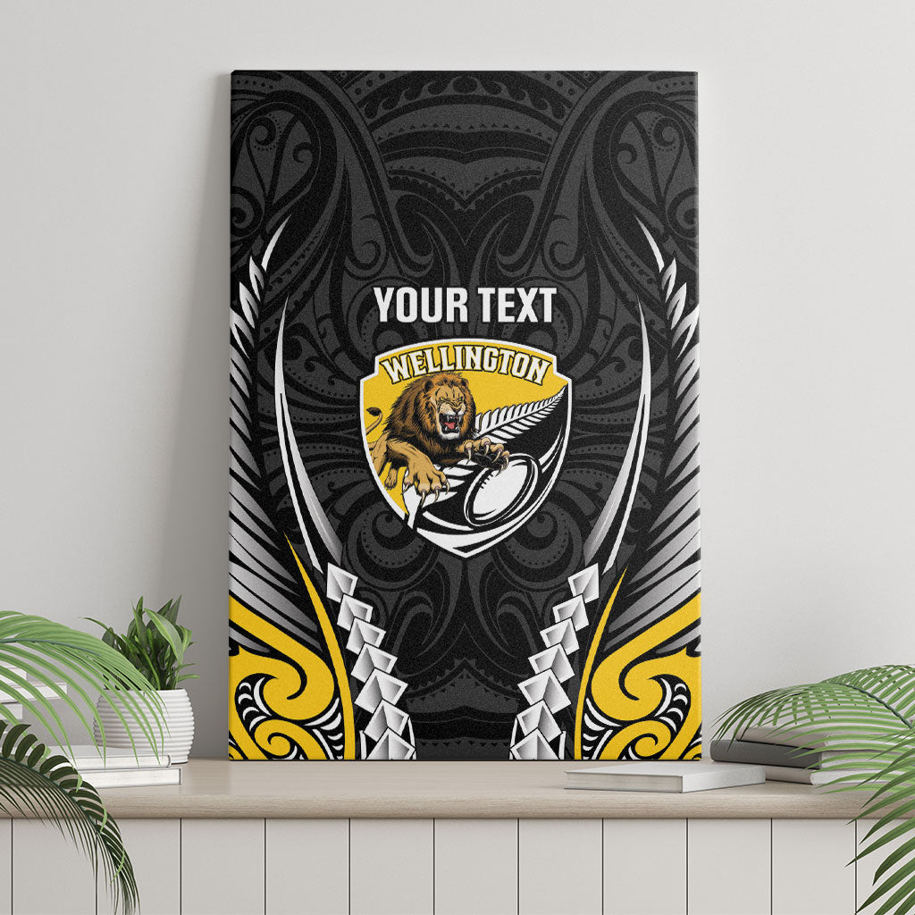 Wellington 2026 Rugby Custom Canvas Wall Art NZ Maori Silver Fern LT14 - Polynesian Pride