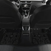 Wellington 2026 Rugby Custom Car Mats NZ Maori Silver Fern LT14 Set 2pcs - Back Black - Polynesian Pride