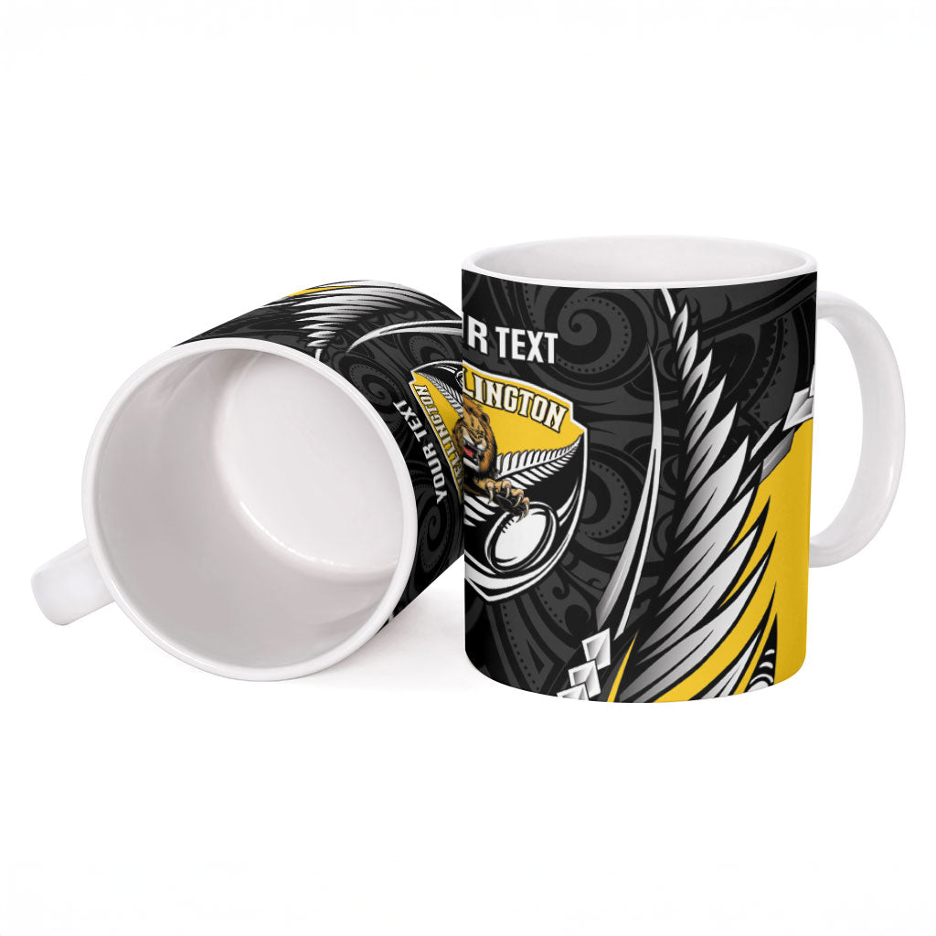 Wellington 2026 Rugby Custom Ceramic Mug NZ Maori Silver Fern LT14 - Polynesian Pride