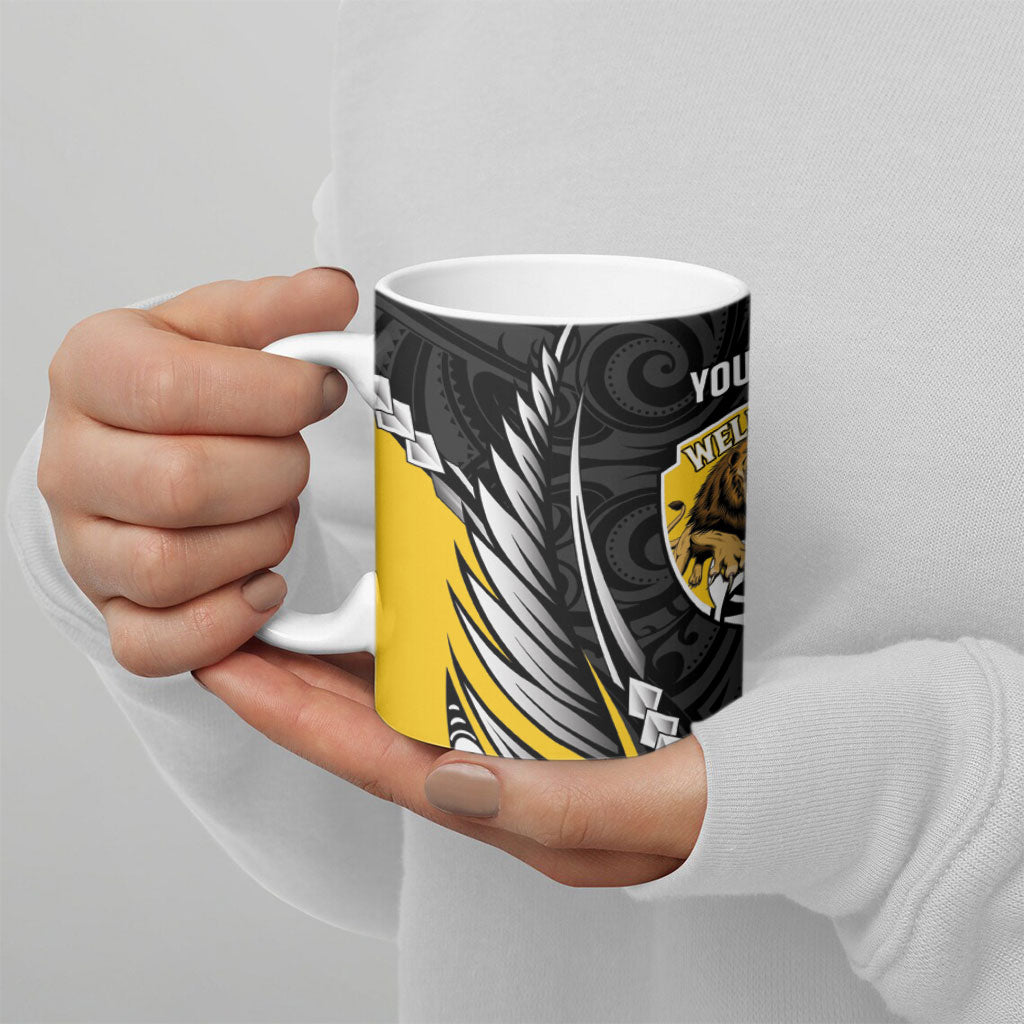 Wellington 2026 Rugby Custom Ceramic Mug NZ Maori Silver Fern LT14 - Polynesian Pride