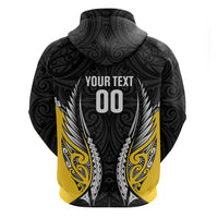Wellington 2026 Rugby Custom Hoodie NZ Maori Silver Fern LT14 - Polynesian Pride