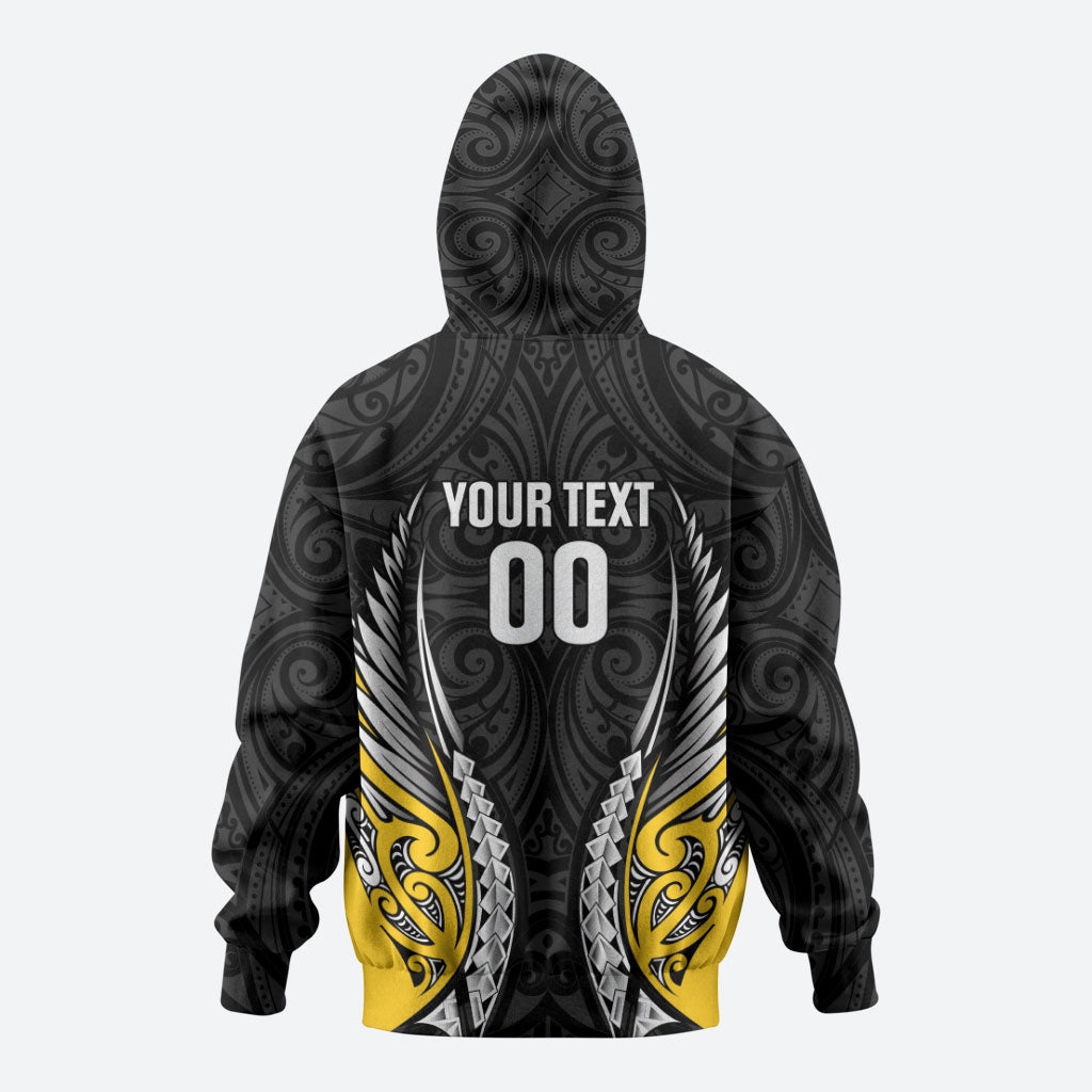 Wellington 2026 Rugby Custom Hoodie NZ Maori Silver Fern LT14 - Polynesian Pride