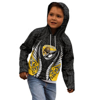 Wellington 2026 Rugby Custom Kid Hoodie NZ Maori Silver Fern LT14 - Polynesian Pride