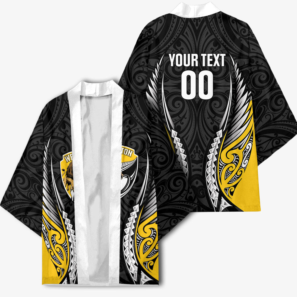 Wellington 2026 Rugby Custom Kimono NZ Maori Silver Fern LT14 - Polynesian Pride