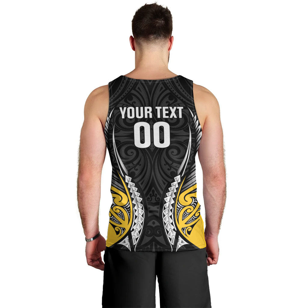 Wellington 2026 Rugby Custom Men Tank Top NZ Maori Silver Fern LT14 - Polynesian Pride