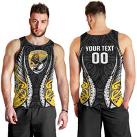 Wellington 2026 Rugby Custom Men Tank Top NZ Maori Silver Fern LT14 - Polynesian Pride