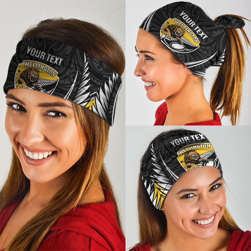 Wellington 2026 Rugby Custom Neck Gaiter NZ Maori Silver Fern LT14 - Polynesian Pride