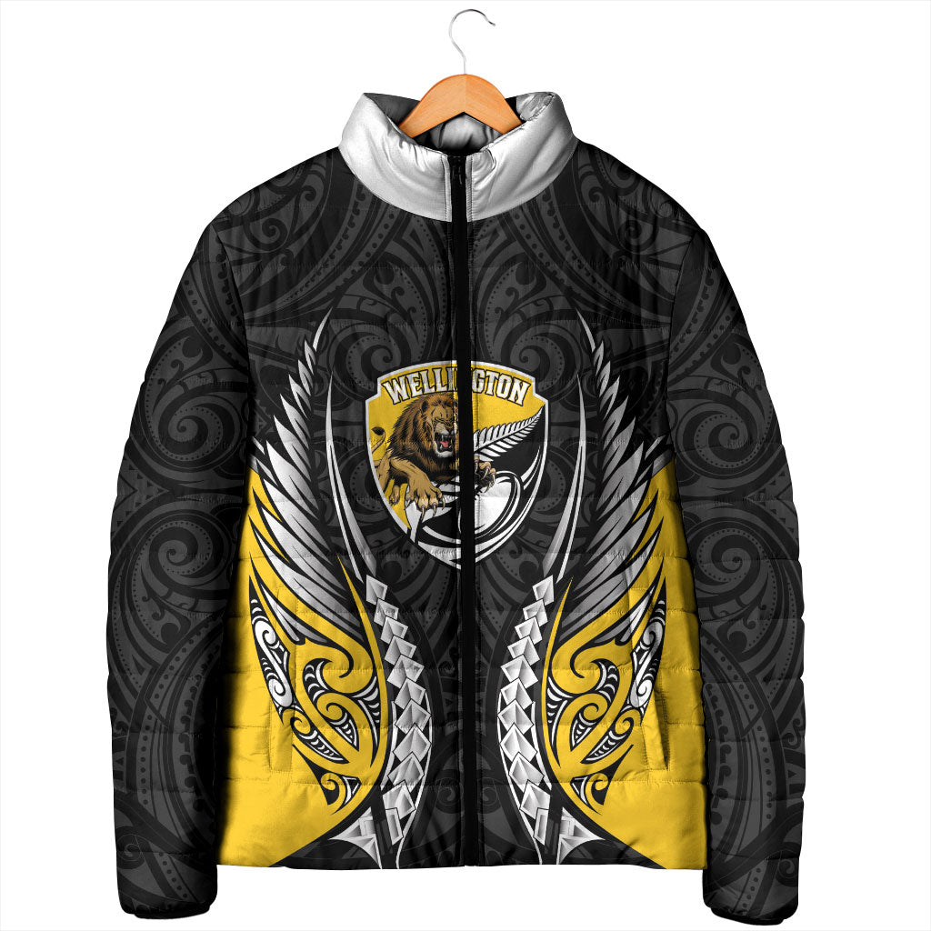 Wellington 2026 Rugby Custom Padded Jacket NZ Maori Silver Fern LT14 - Polynesian Pride